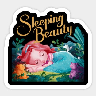 Sleeping Beauty Design Sticker